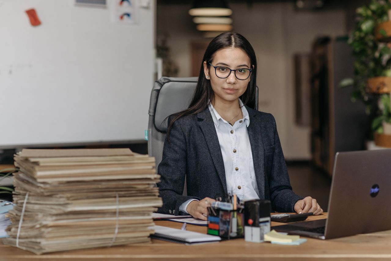 IT professional reviewing integrated business software applications